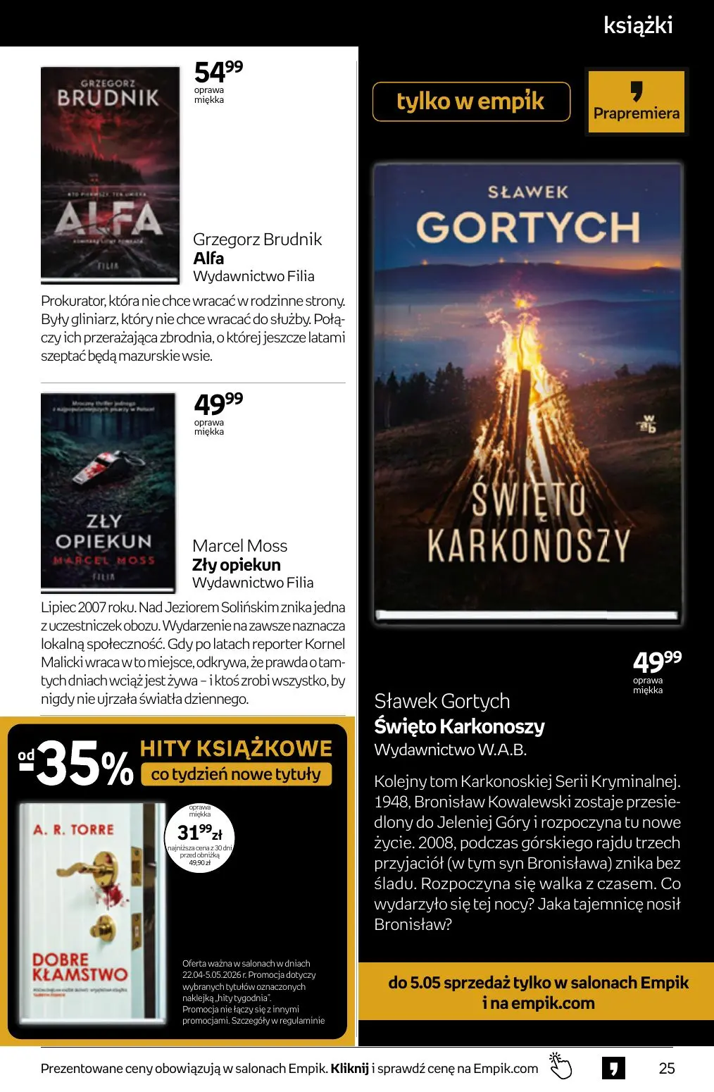 gazetka promocyjna Empik Tom kultury - Strona 25