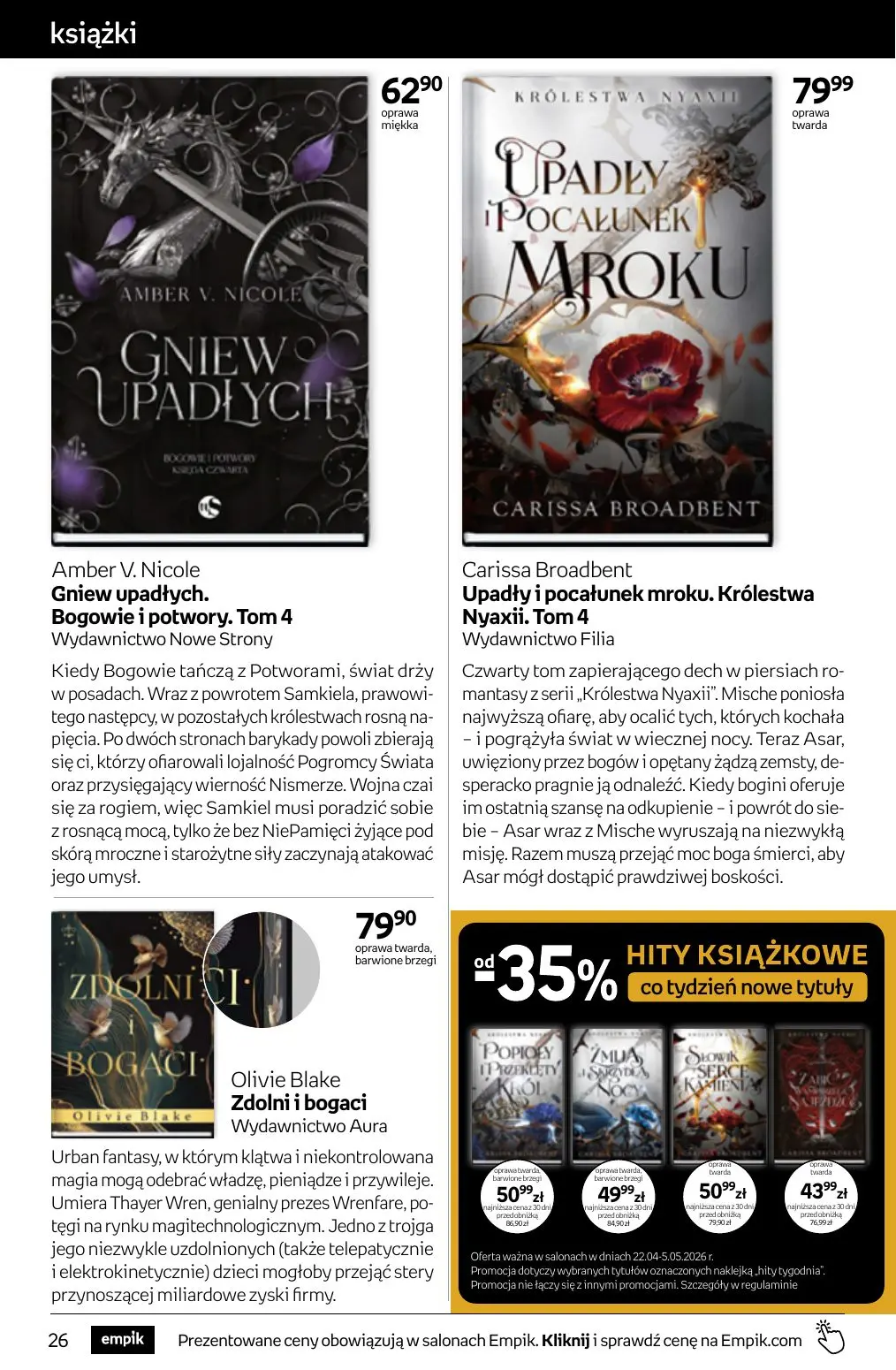 gazetka promocyjna Empik Tom kultury - Strona 26