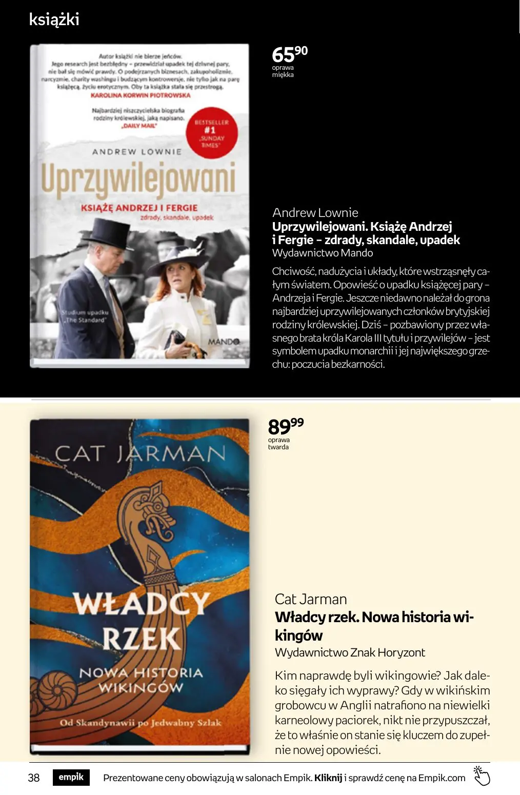 gazetka promocyjna Empik Tom kultury - Strona 38