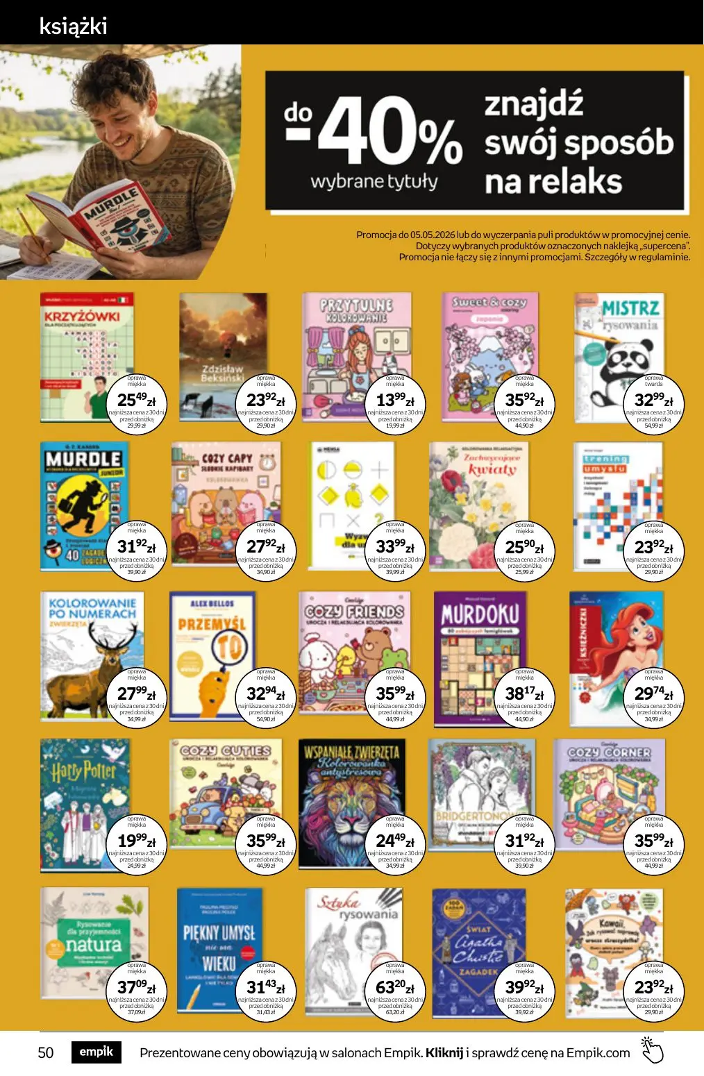 gazetka promocyjna Empik Tom kultury - Strona 50