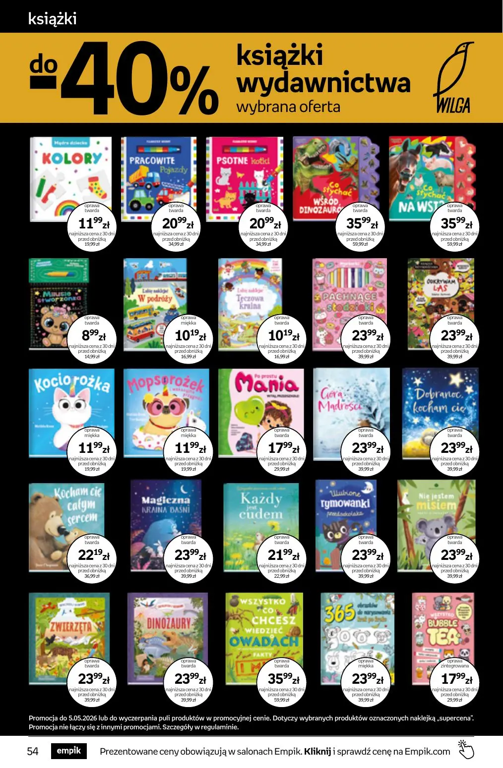 gazetka promocyjna Empik Tom kultury - Strona 54