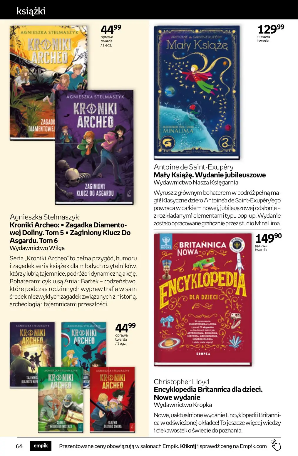 gazetka promocyjna Empik Tom kultury - Strona 64
