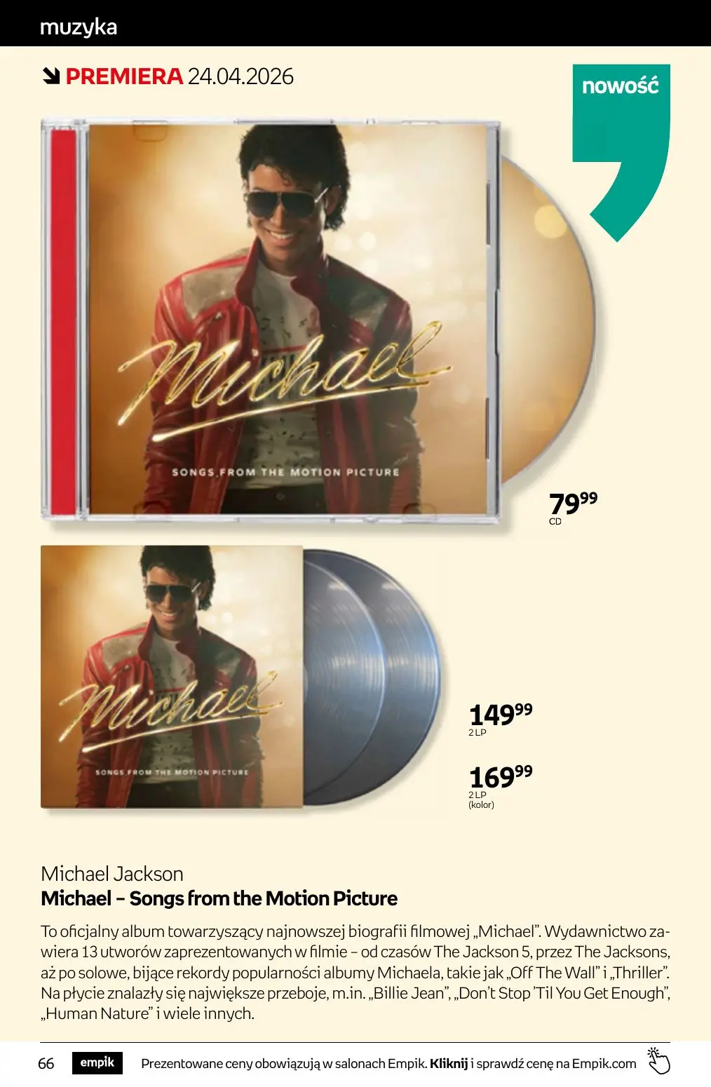 gazetka promocyjna Empik Tom kultury - Strona 66