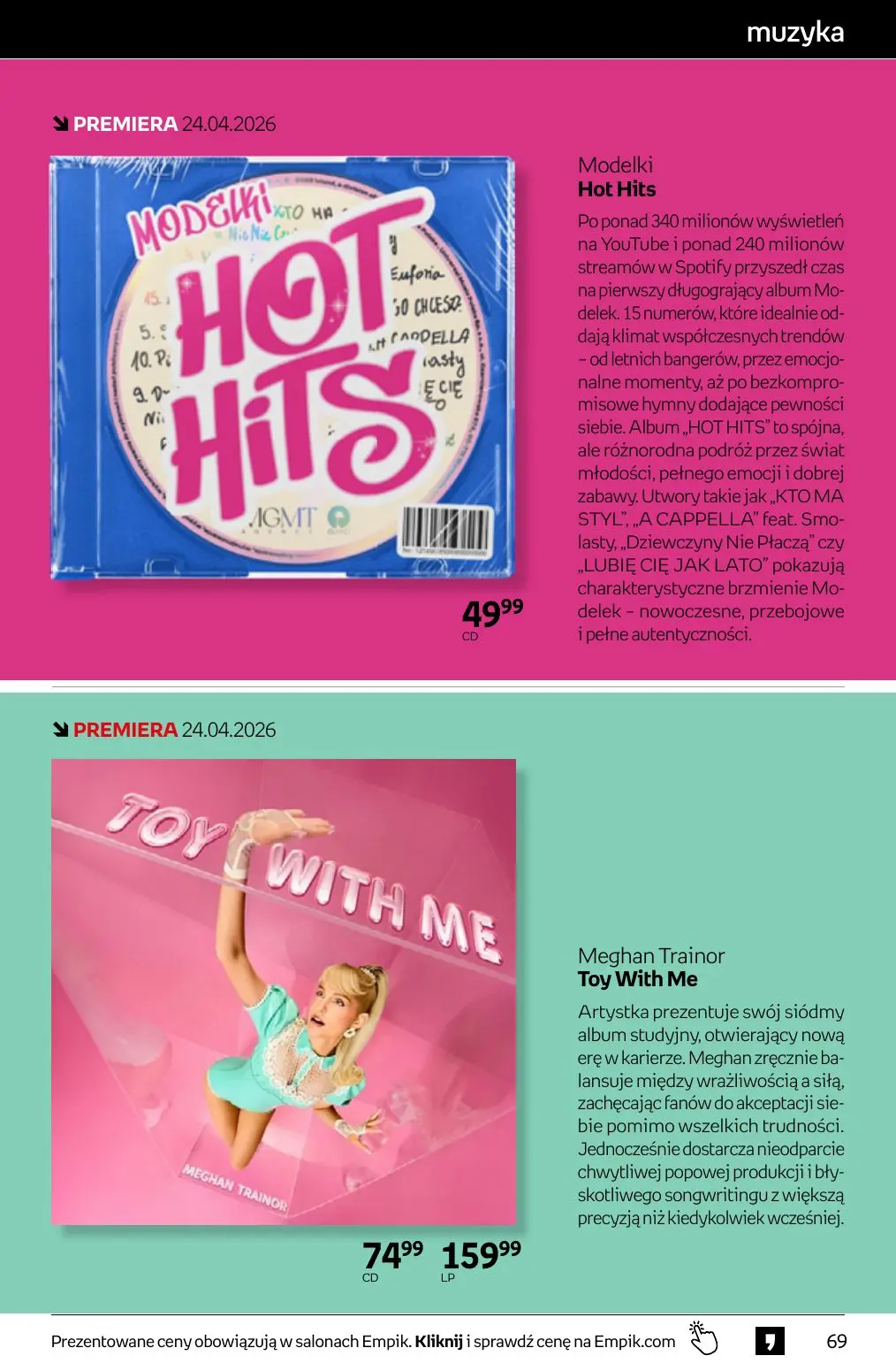 gazetka promocyjna Empik Tom kultury - Strona 69