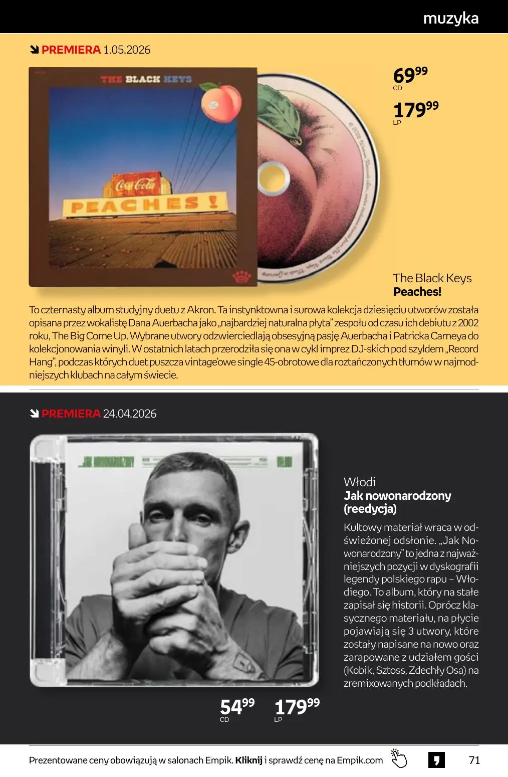 gazetka promocyjna Empik Tom kultury - Strona 71