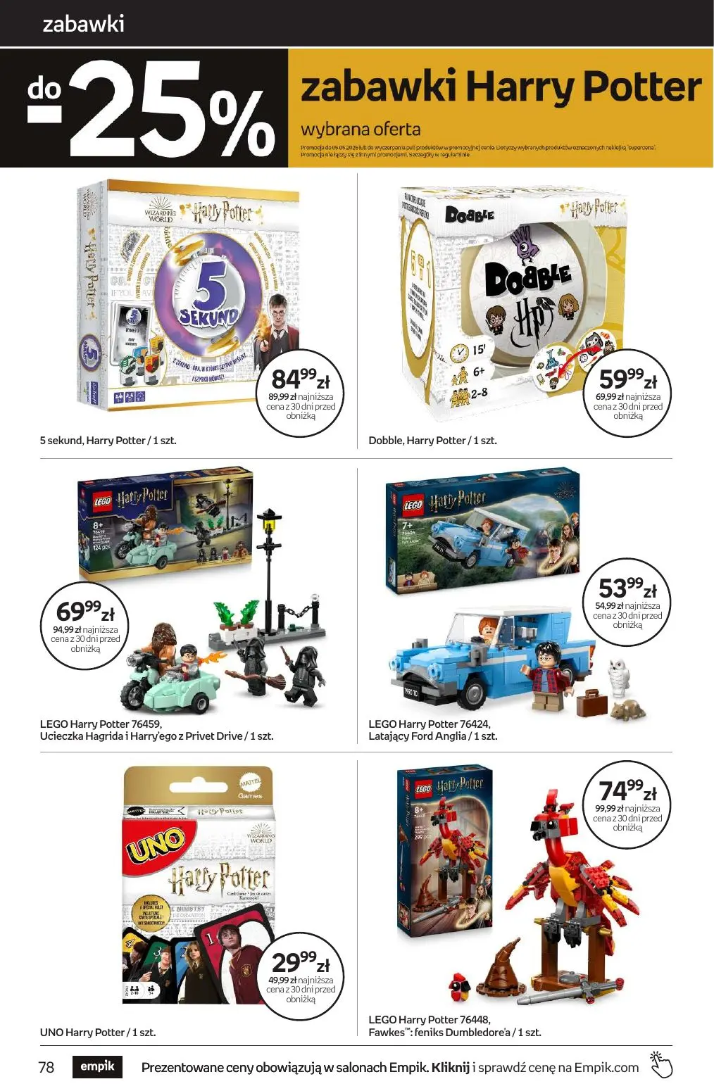 gazetka promocyjna Empik Tom kultury - Strona 78