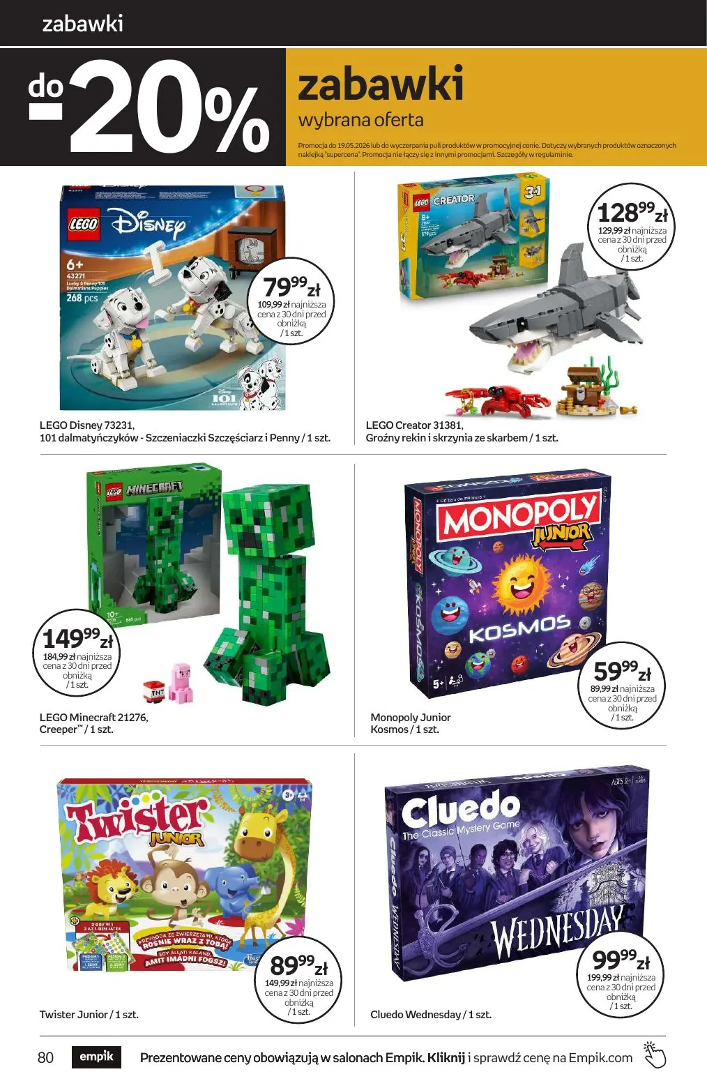 gazetka promocyjna Empik Tom kultury - Strona 80