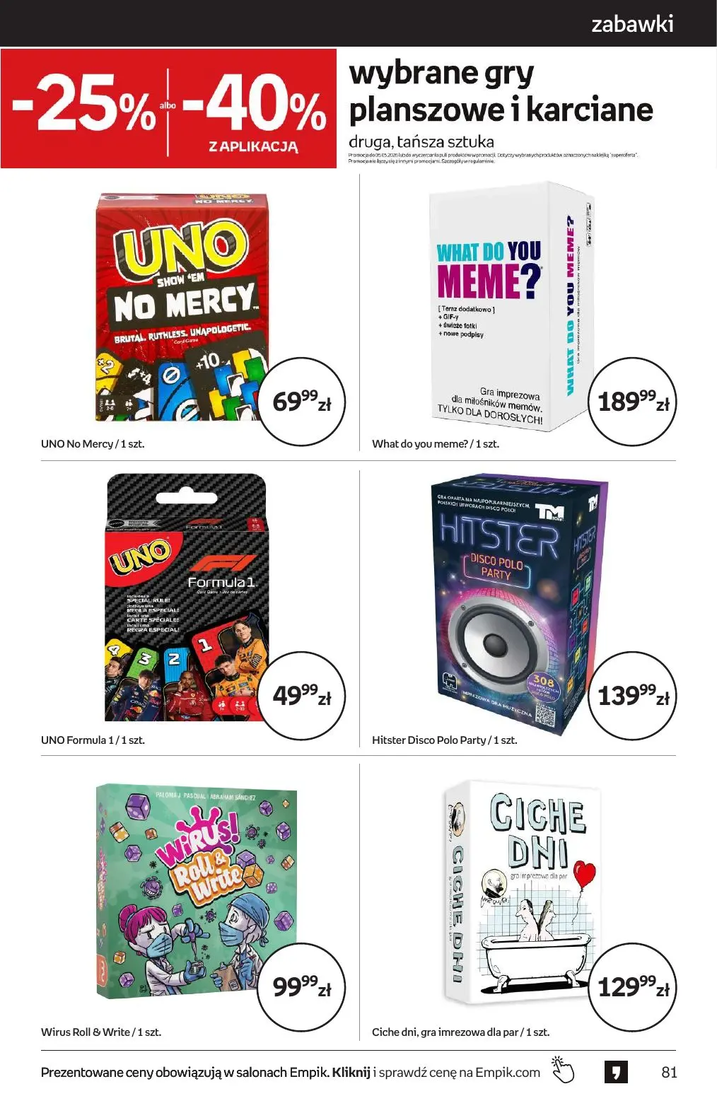 gazetka promocyjna Empik Tom kultury - Strona 81