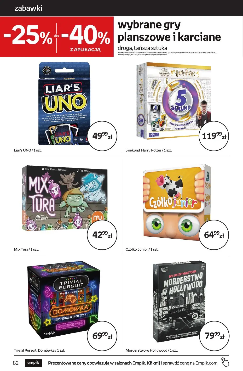 gazetka promocyjna Empik Tom kultury - Strona 82