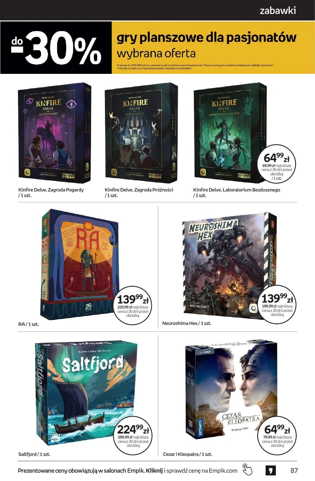 gazetka promocyjna Empik Tom kultury - Strona 87