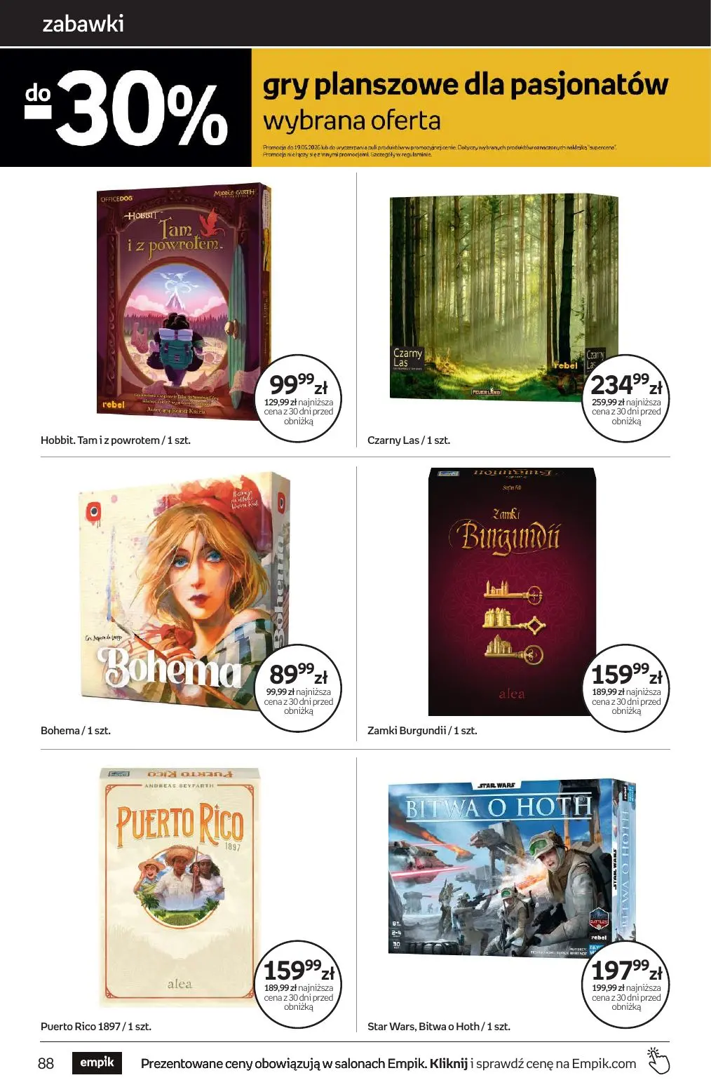 gazetka promocyjna Empik Tom kultury - Strona 88