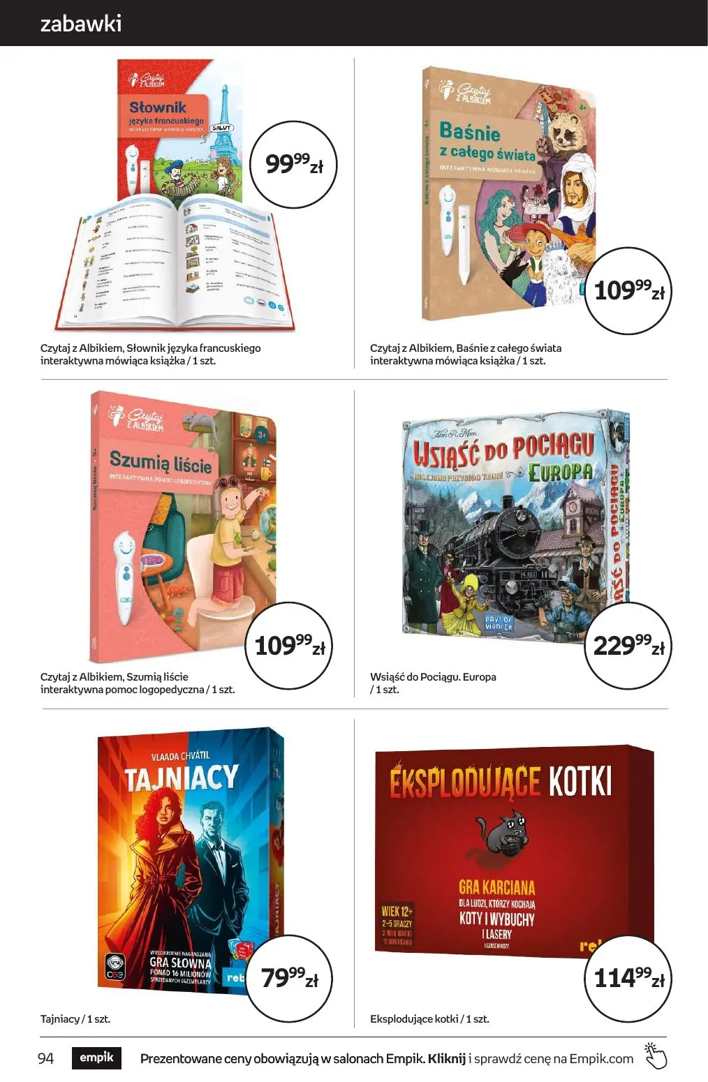 gazetka promocyjna Empik Tom kultury - Strona 94