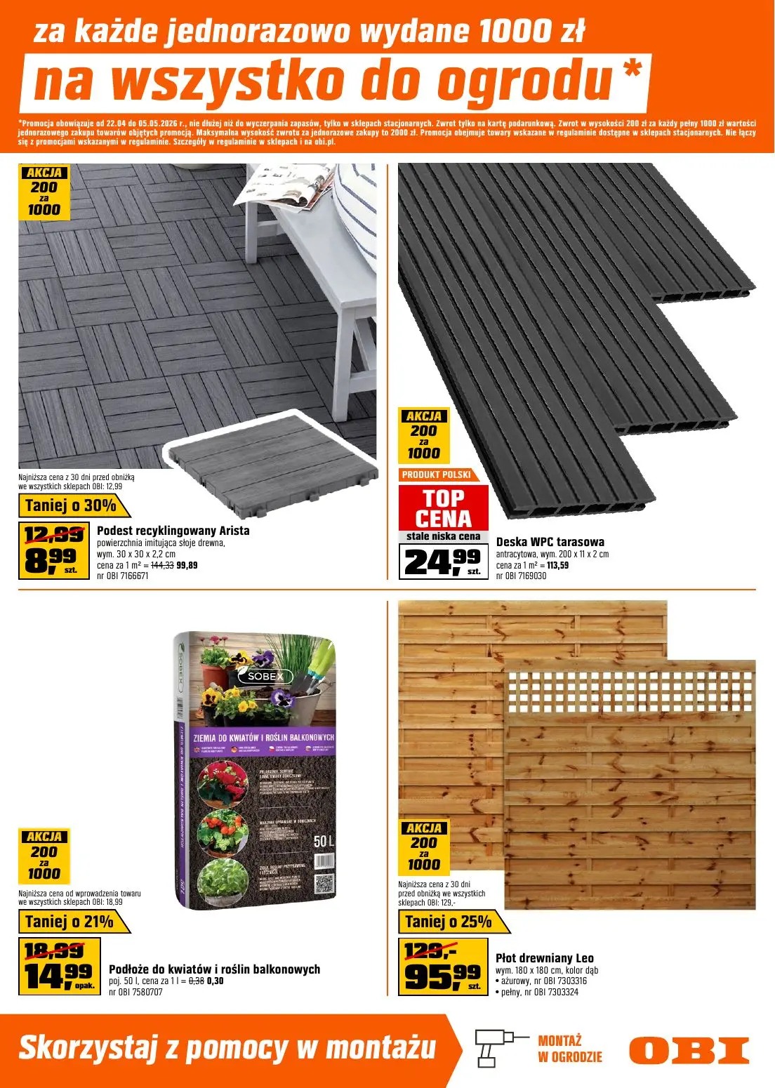 gazetka promocyjna OBI Super oferty na super majówkę - Strona 7