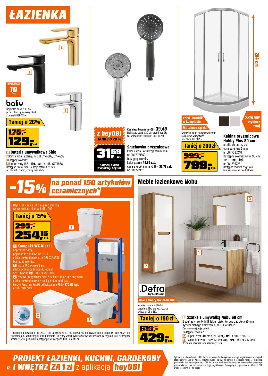 gazetka promocyjna OBI Super oferty na super majówkę - Strona 12