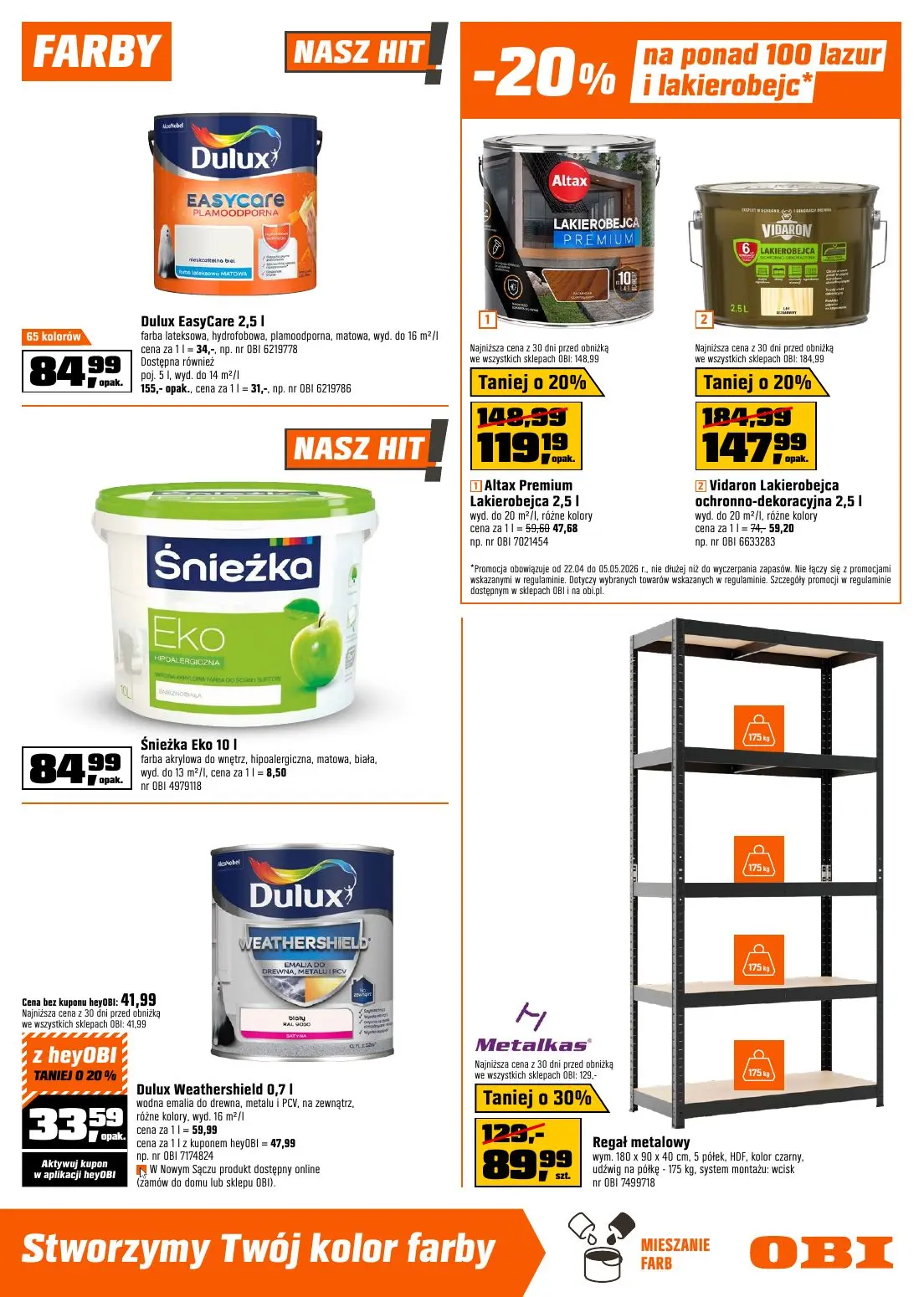 gazetka promocyjna OBI Super oferty na super majówkę - Strona 13