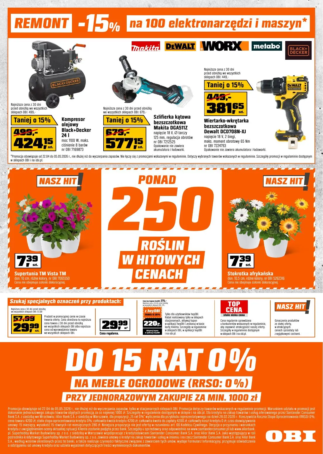 gazetka promocyjna OBI Super oferty na super majówkę - Strona 16