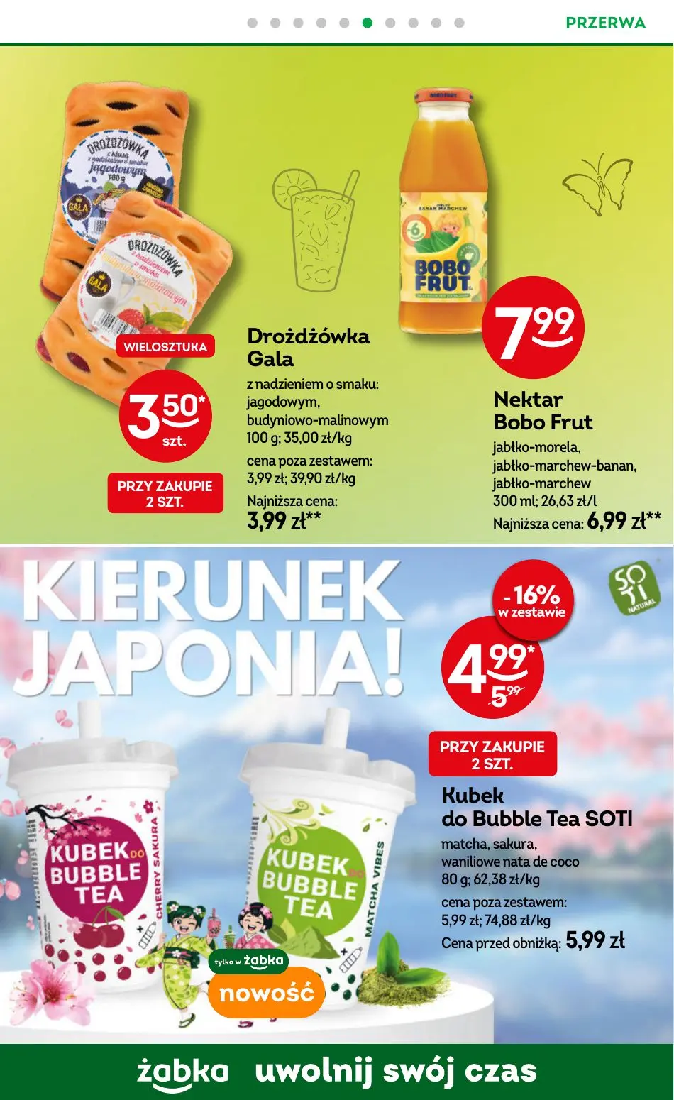 gazetka promocyjna Żabka Uwolnij swój czas! - Strona 77