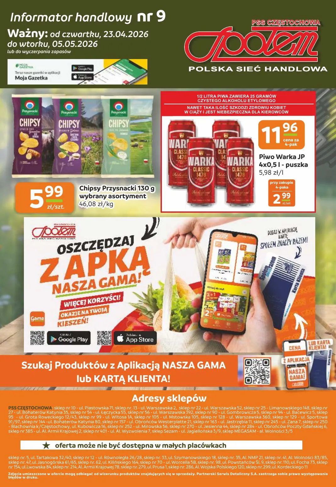 gazetka promocyjna Społem Częstochowa  - Strona 12