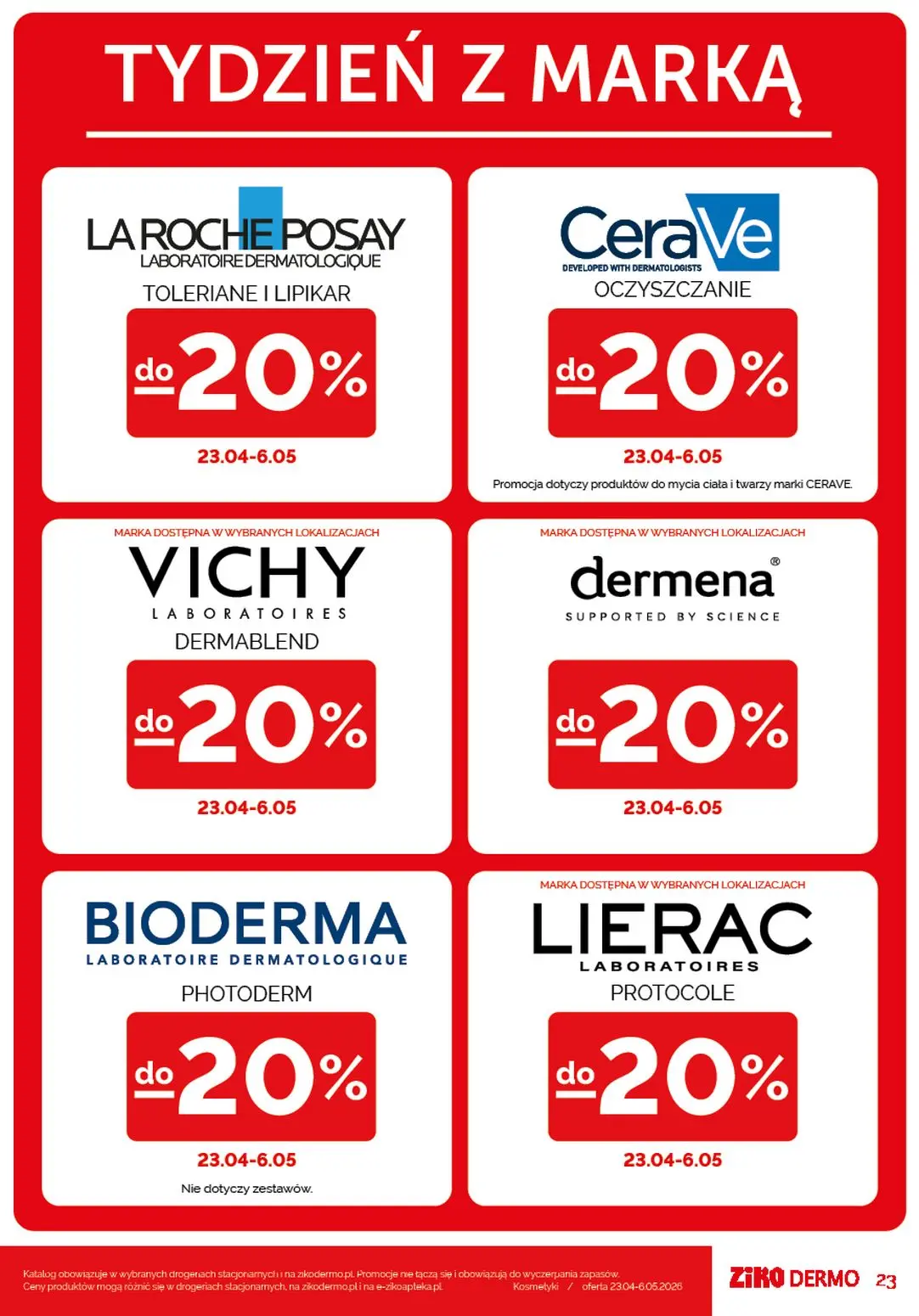 gazetka promocyjna Ziko Twoje miejsce na kojącą pielęgnację - Strona 23