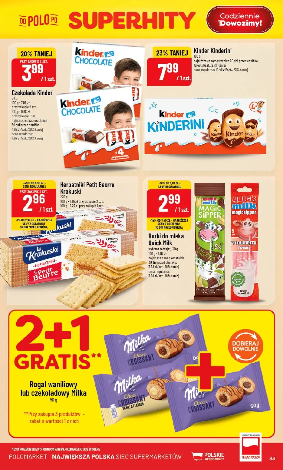 gazetka promocyjna POLOmarket Kujawsko-pomorskie, Pomorskie - Strona 43