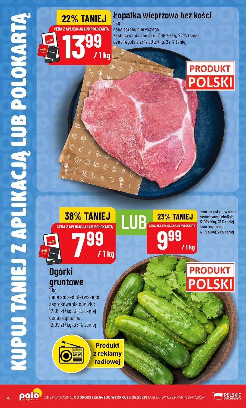 gazetka promocyjna POLOmarket Kupuj taniej z apką - Strona 4