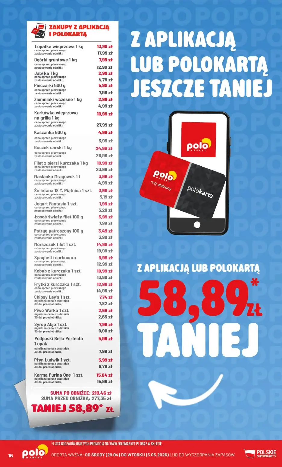 gazetka promocyjna POLOmarket Kupuj taniej z apką - Strona 16