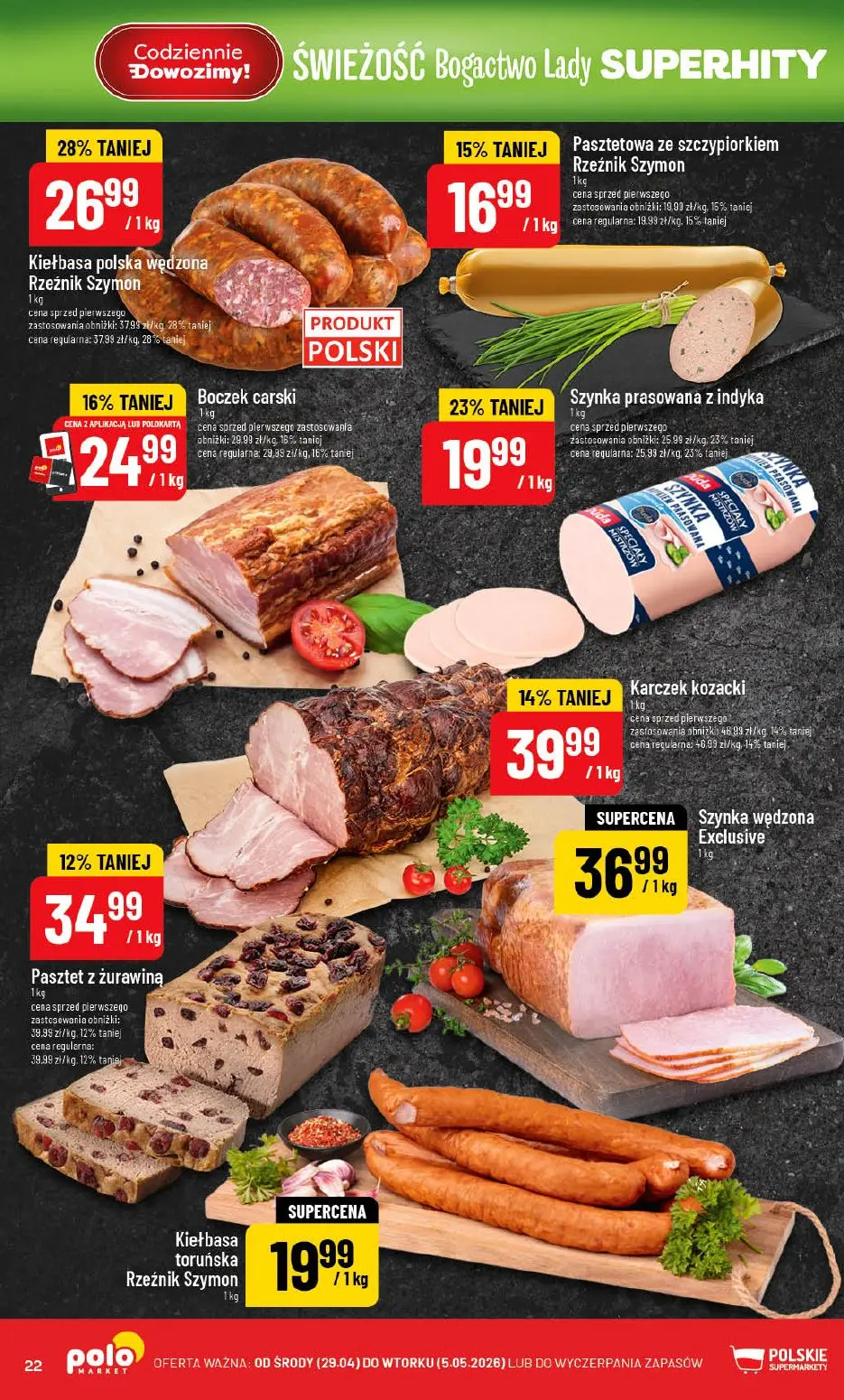 gazetka promocyjna POLOmarket Pomorskie, Zachodniopomorskie, Kujawsko-pomorskie - Strona 22