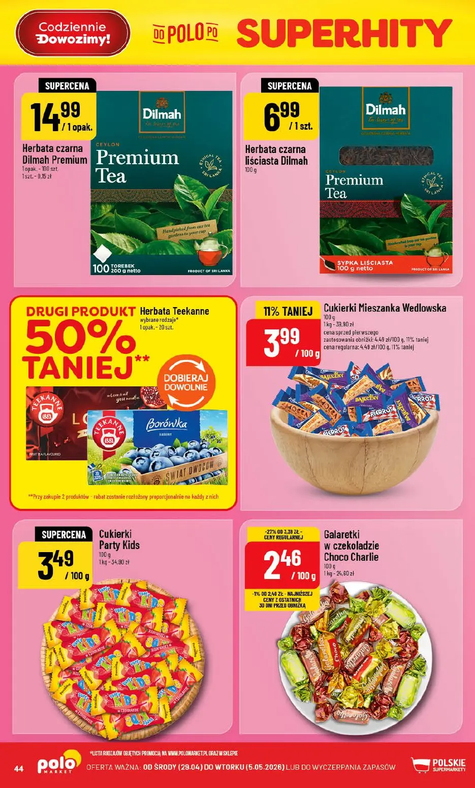 gazetka promocyjna POLOmarket Pomorskie, Zachodniopomorskie, Kujawsko-pomorskie - Strona 44