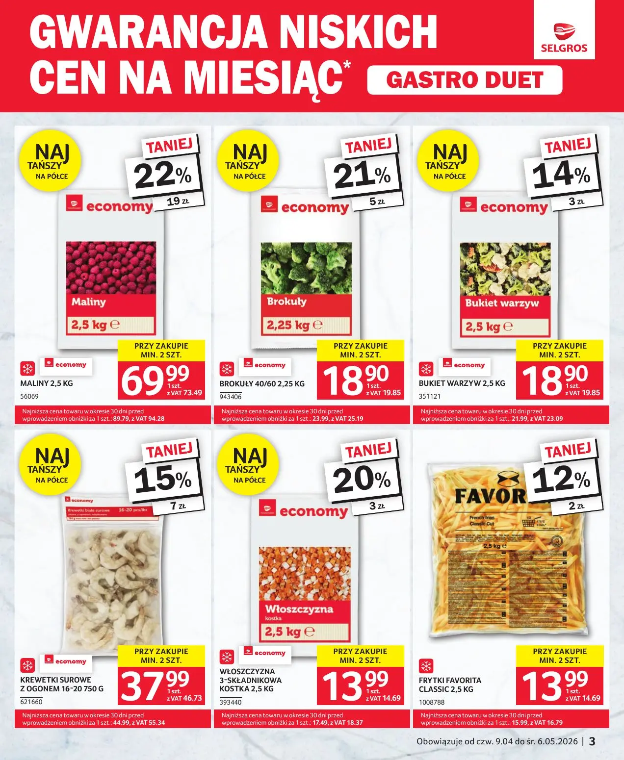 gazetka promocyjna SELGROS  - Strona 3