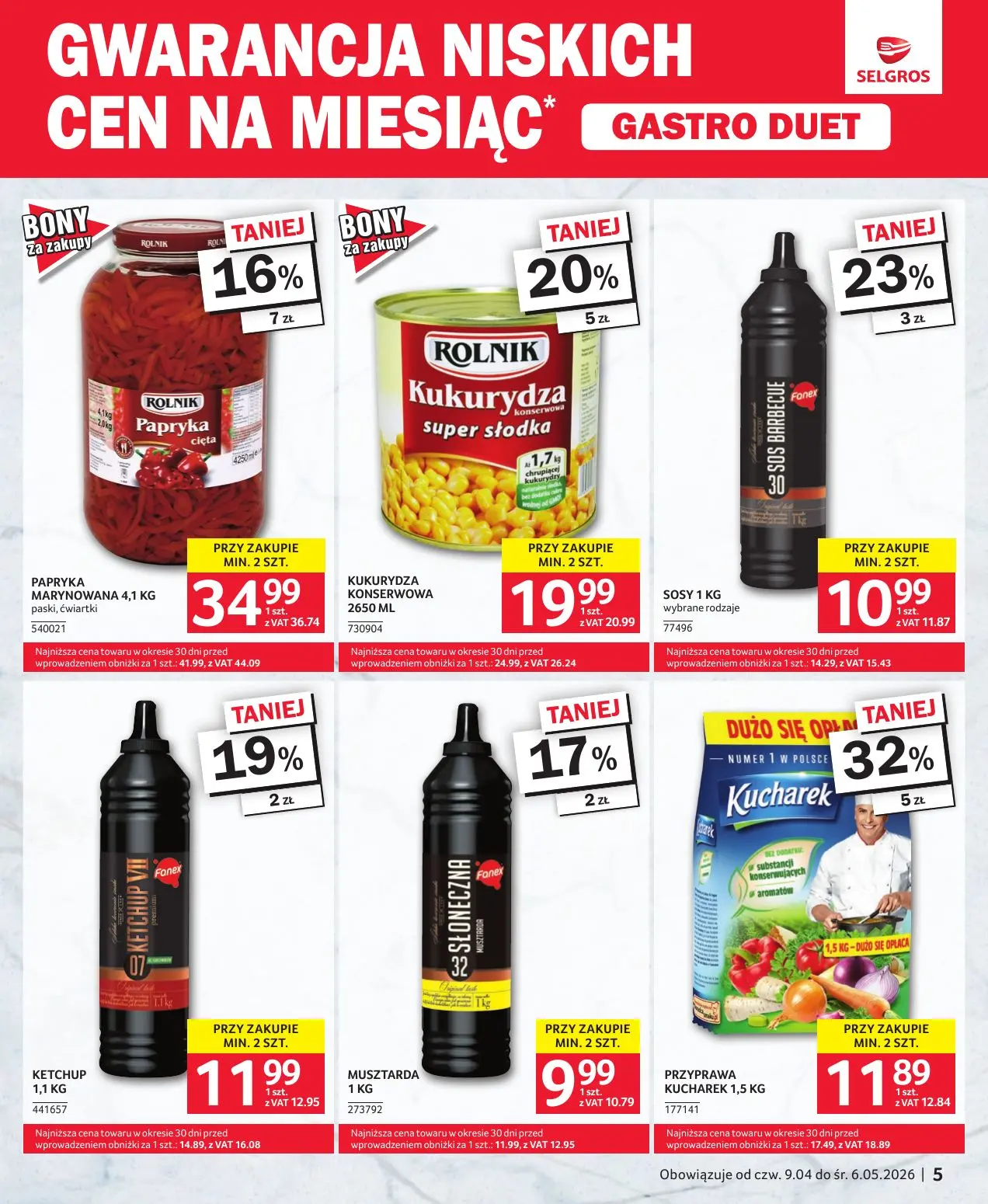 gazetka promocyjna SELGROS  - Strona 5