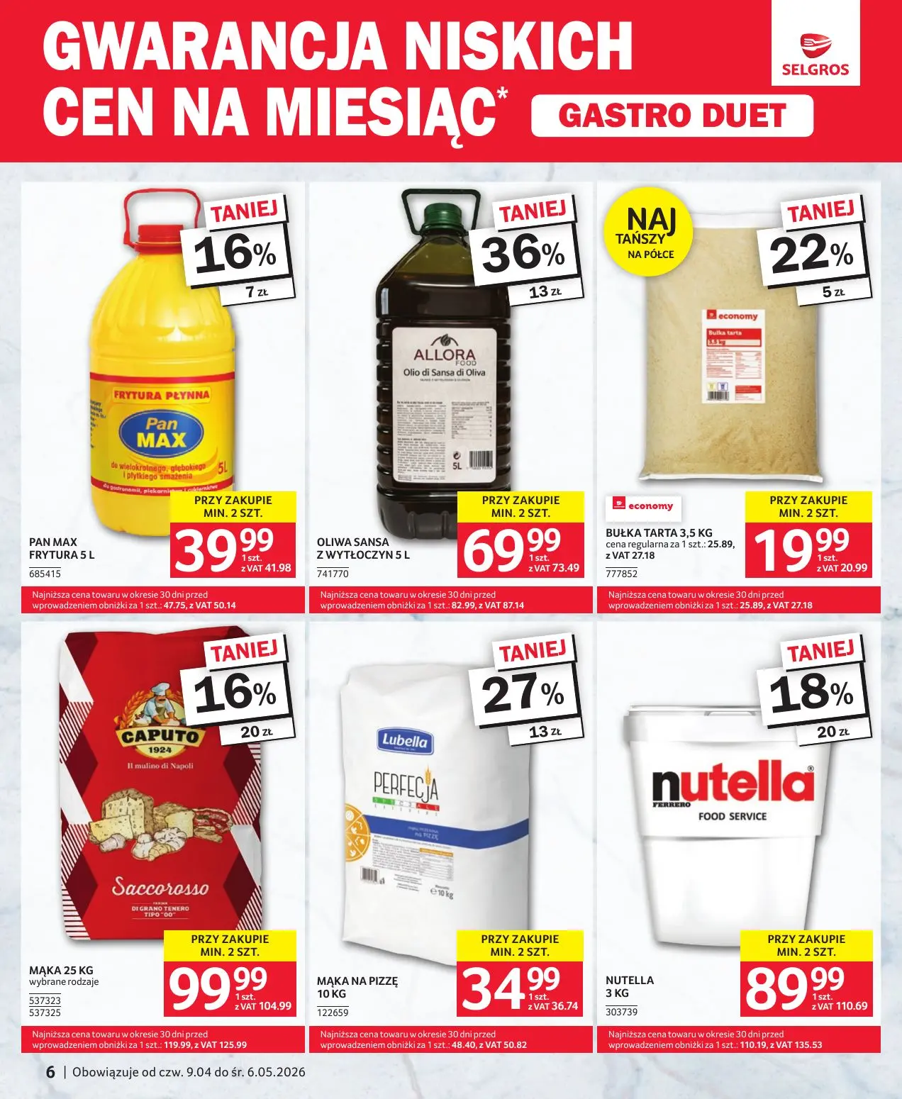 gazetka promocyjna SELGROS  - Strona 6