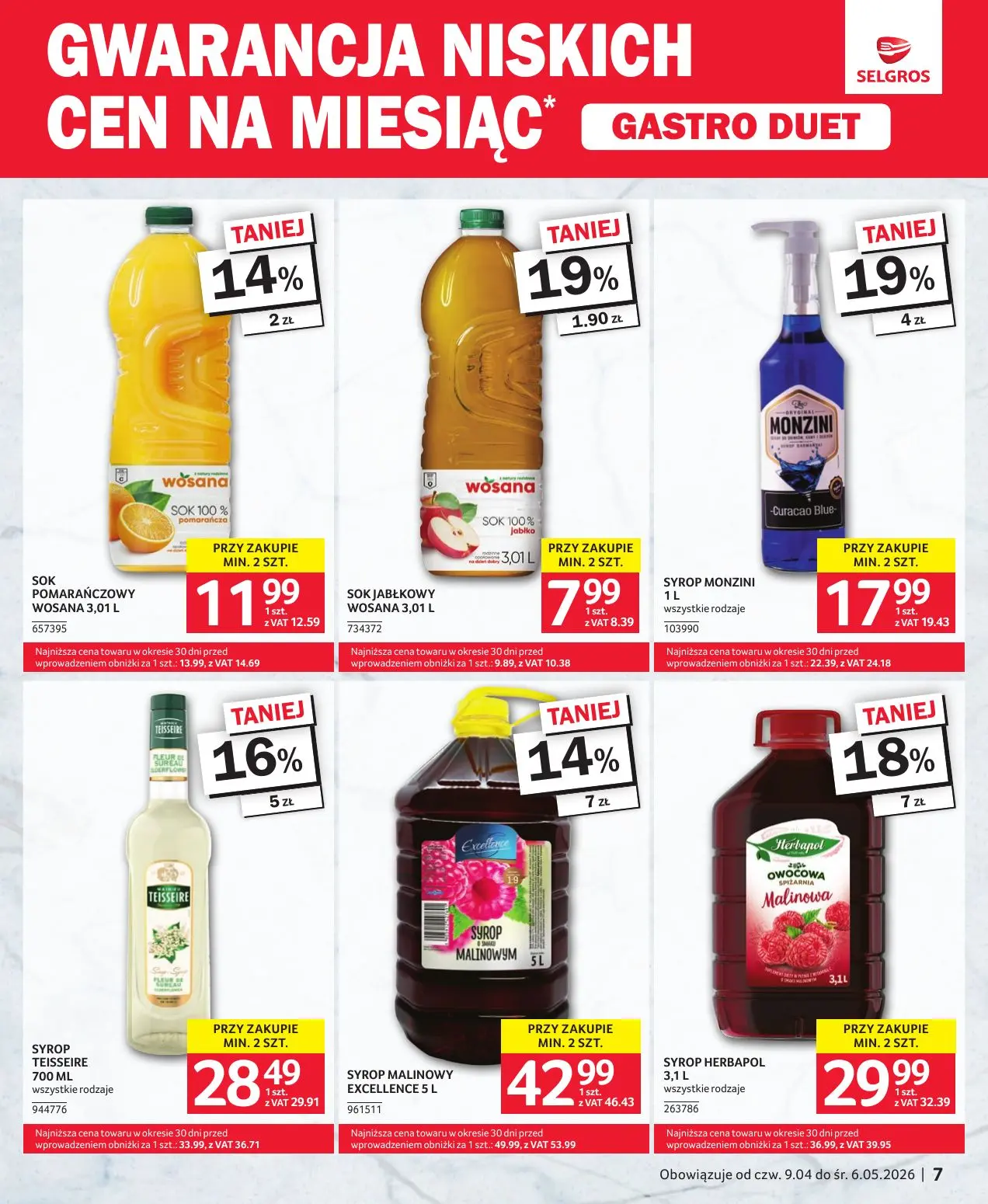 gazetka promocyjna SELGROS  - Strona 7