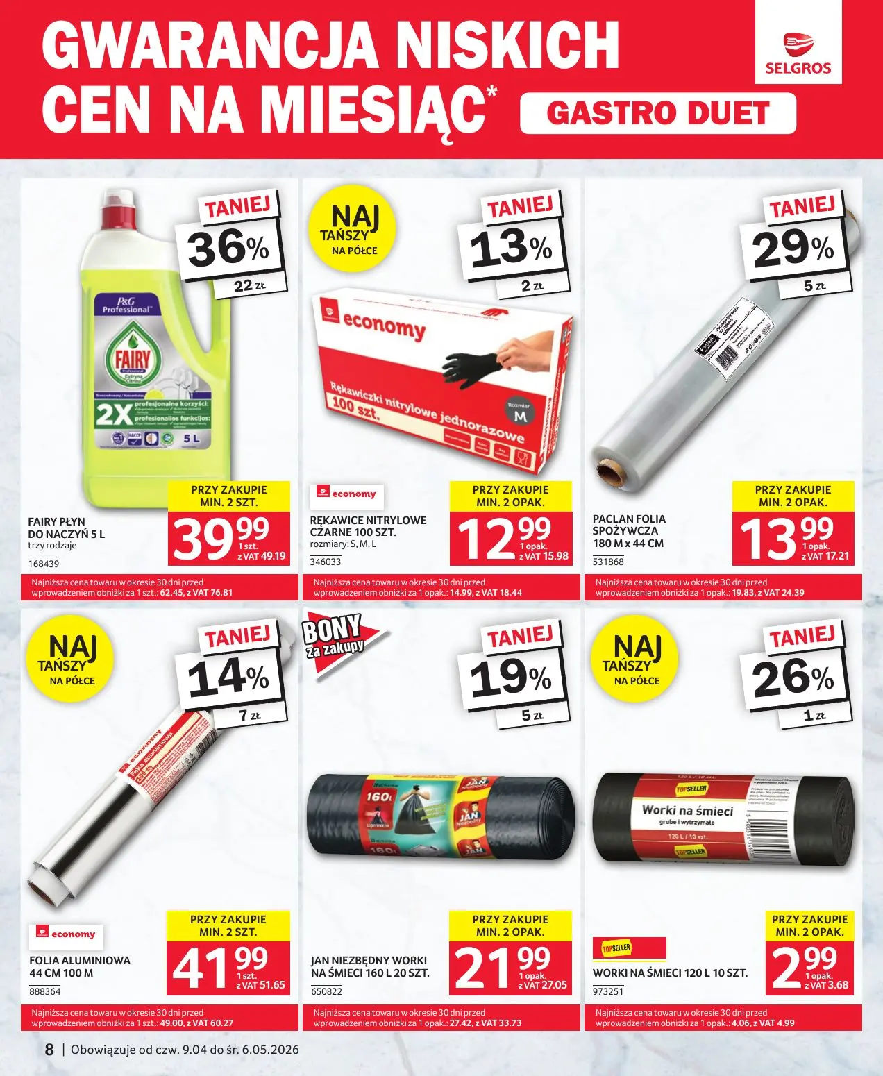 gazetka promocyjna SELGROS  - Strona 8
