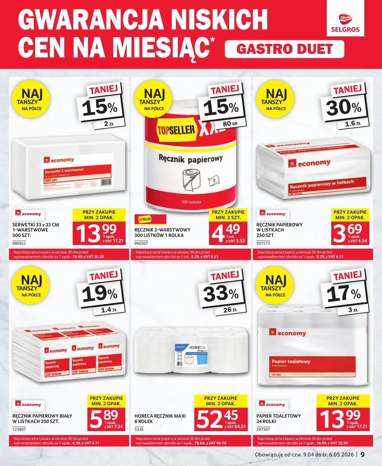 gazetka promocyjna SELGROS  - Strona 9