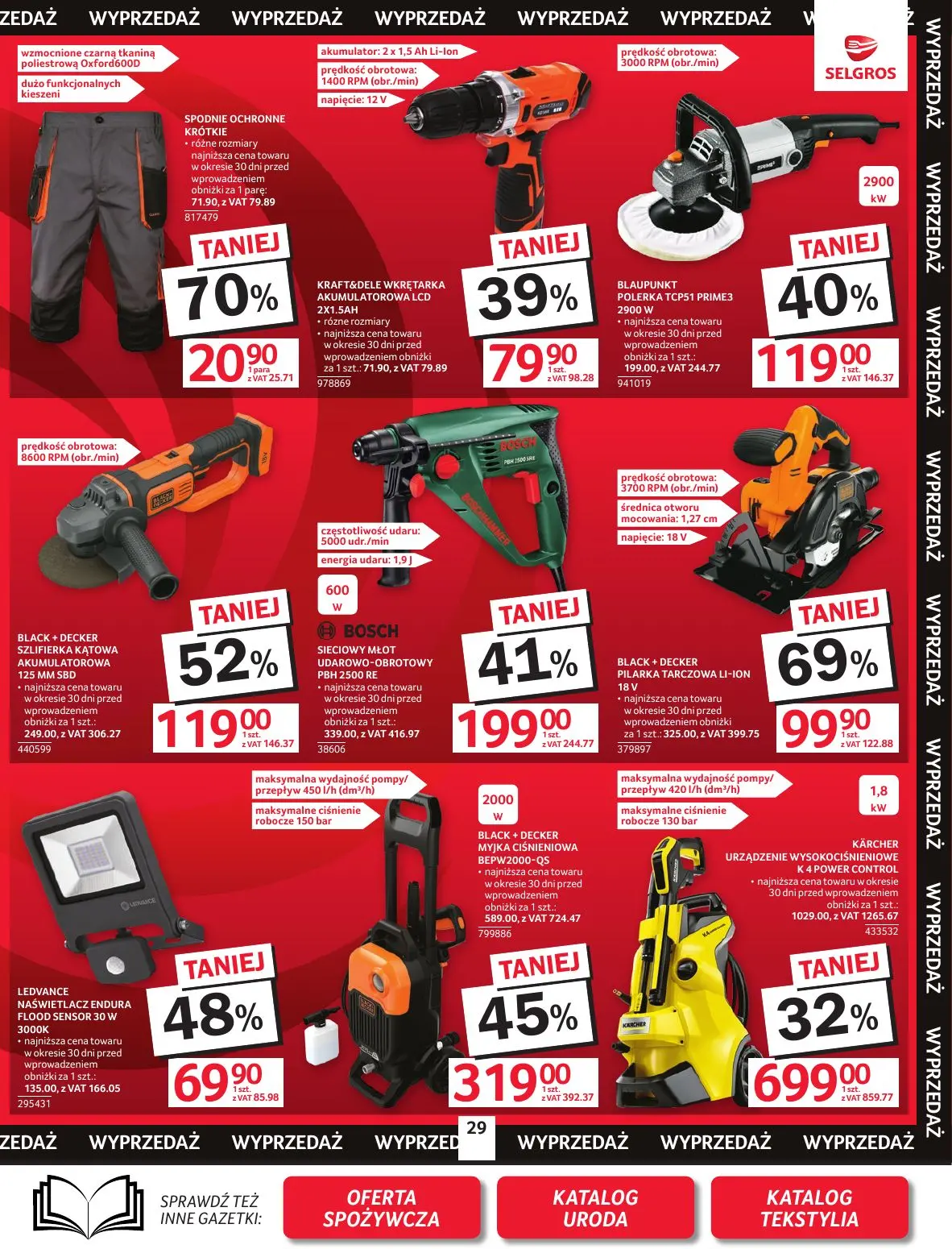 gazetka promocyjna SELGROS Oferta Przemysłowa - Strona 31