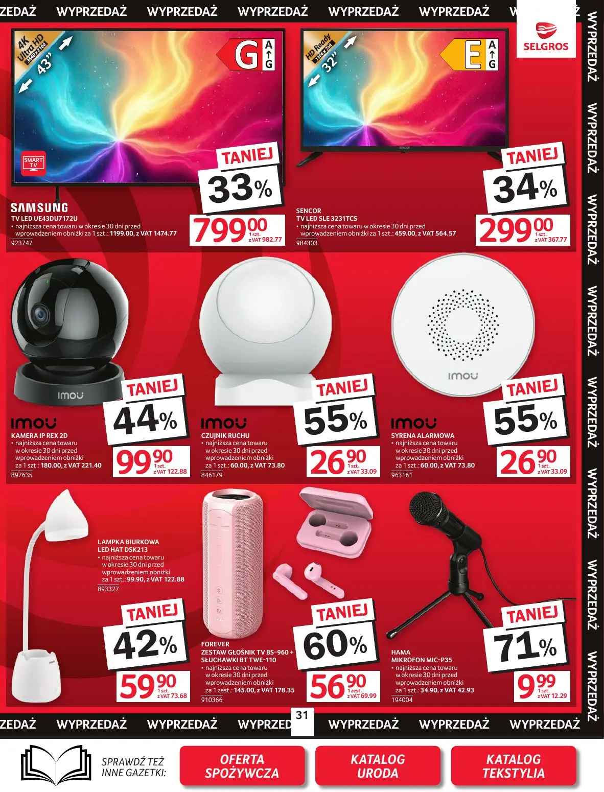 gazetka promocyjna SELGROS Oferta Przemysłowa - Strona 33