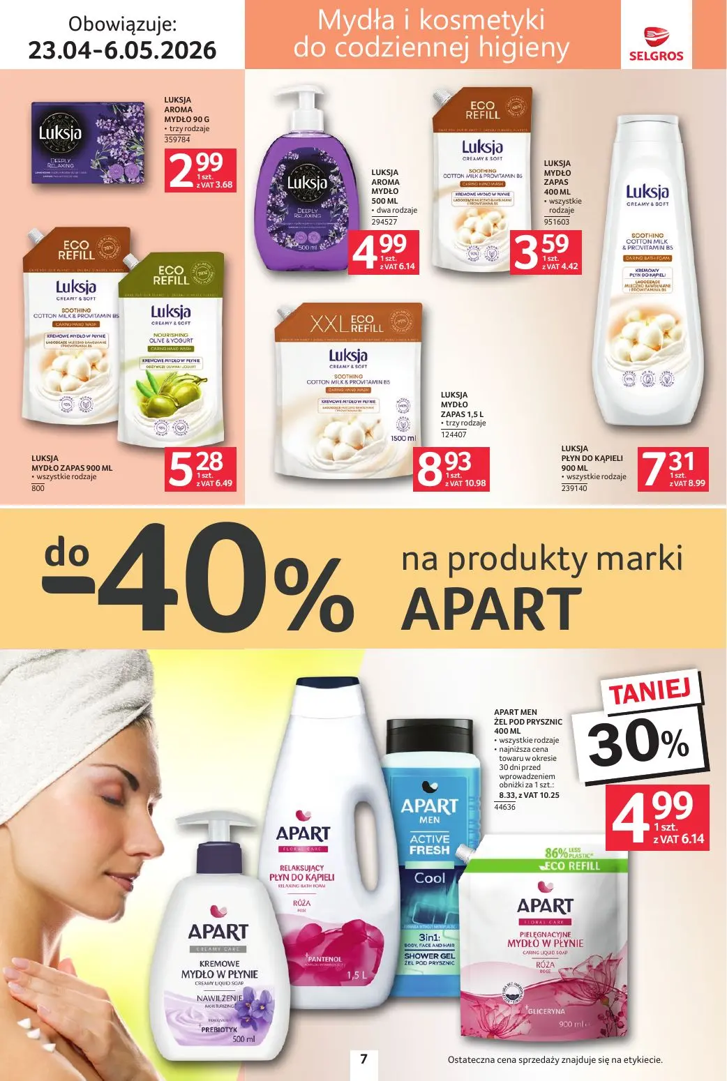 gazetka promocyjna SELGROS Katalog Uroda - Strona 7