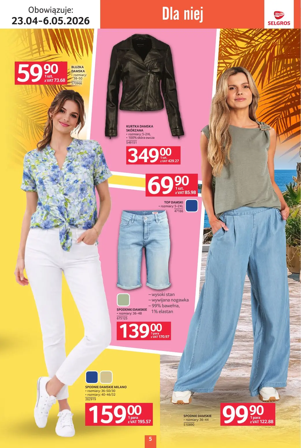 gazetka promocyjna SELGROS Katalog Tekstylia - Strona 5