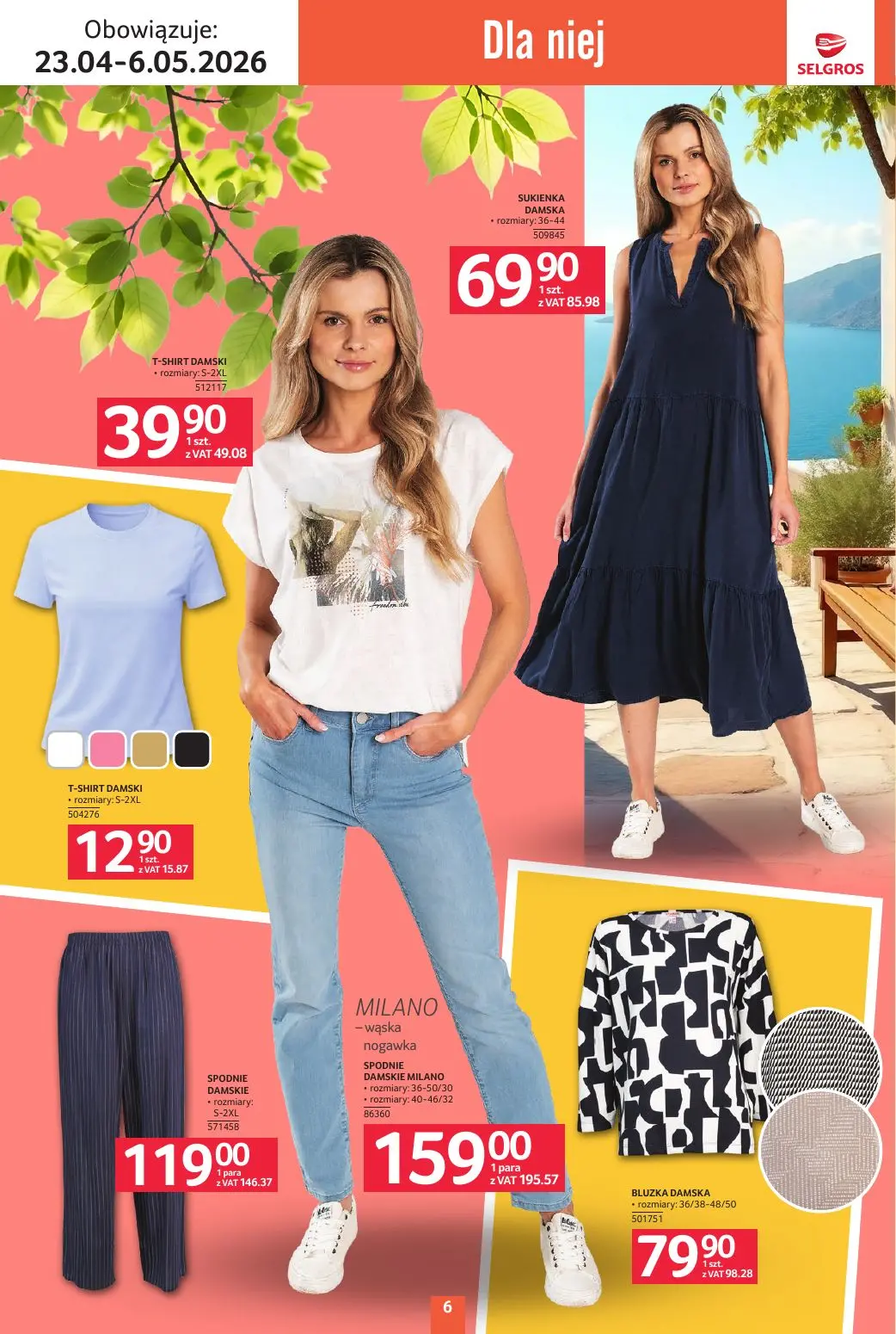 gazetka promocyjna SELGROS Katalog Tekstylia - Strona 6