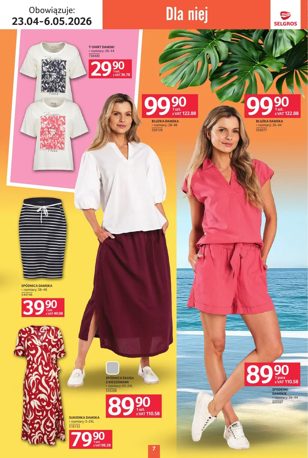 gazetka promocyjna SELGROS Katalog Tekstylia - Strona 7