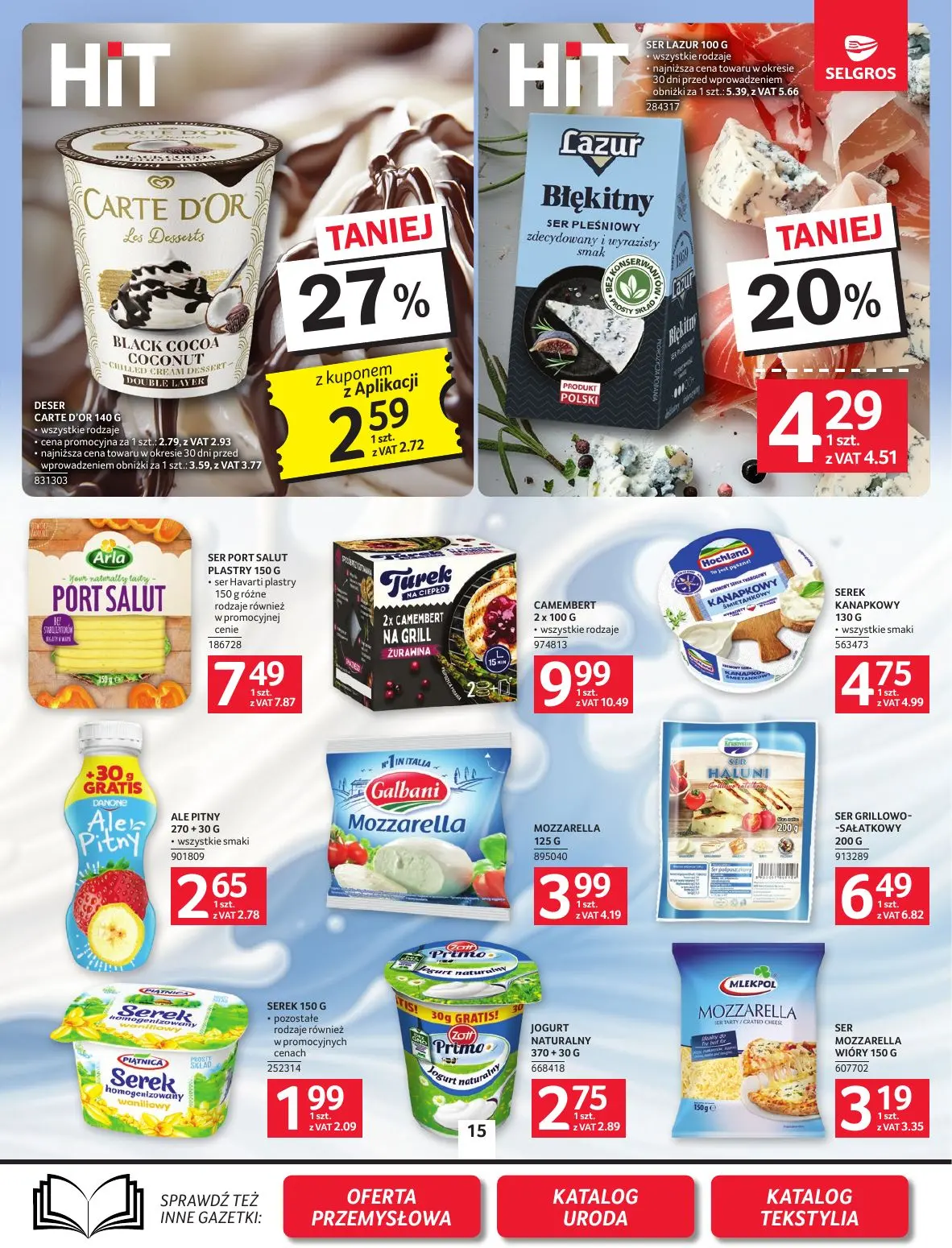 gazetka promocyjna SELGROS Oferta Spożywcza
 - Strona 15
