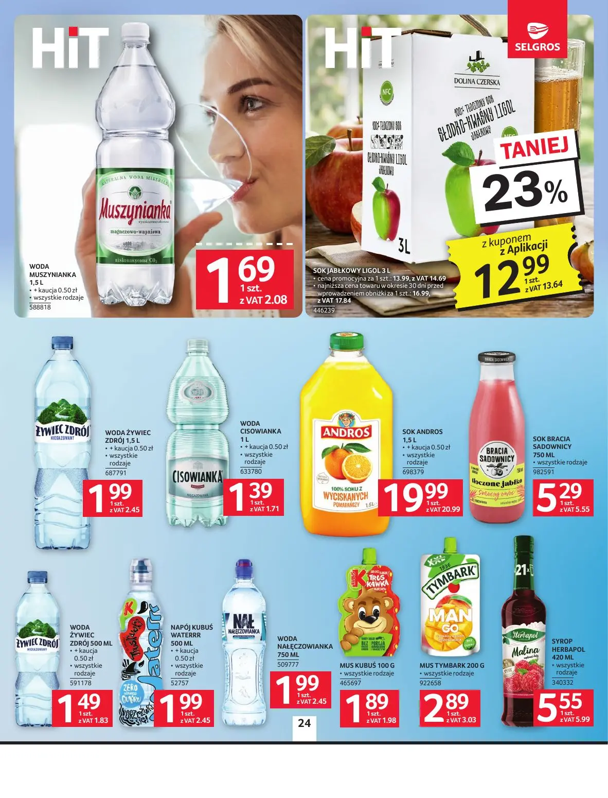 gazetka promocyjna SELGROS Oferta Spożywcza
 - Strona 24