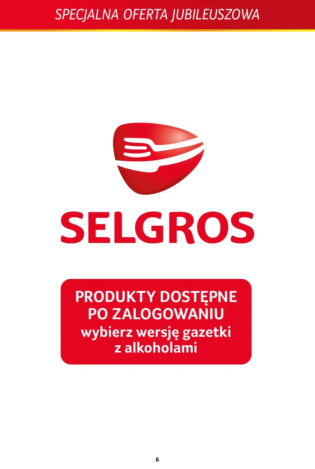 gazetka promocyjna SELGROS Specjalna Oferta Jubileuszowa - Strona 6