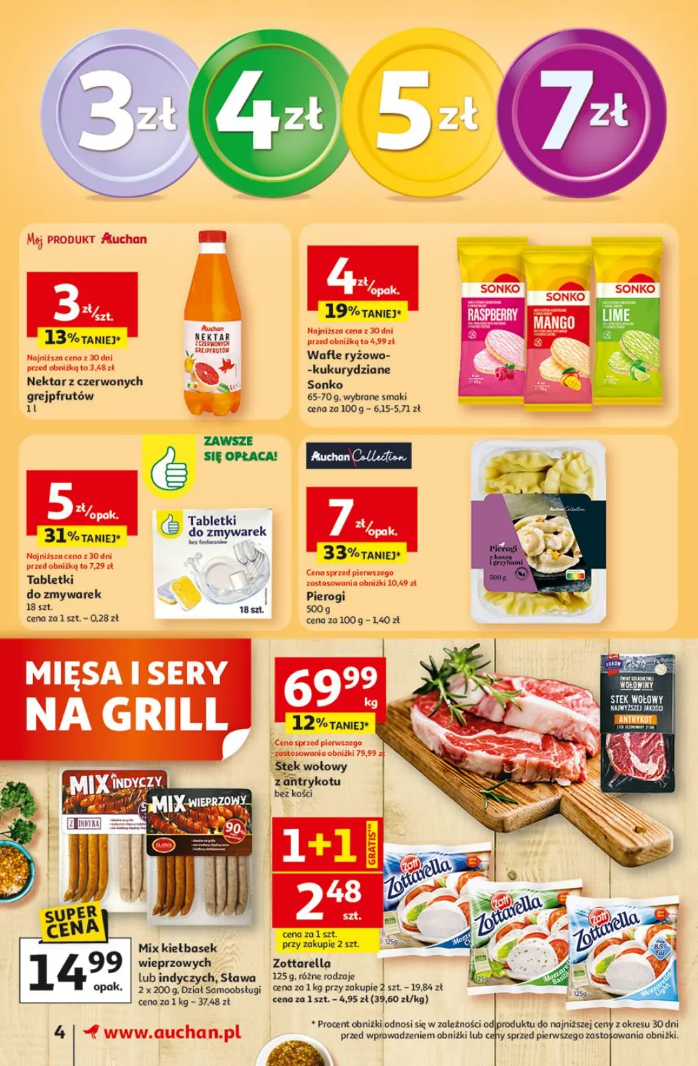 gazetka promocyjna Auchan Supermarket Ceny tak niskie, że usiądziesz - Strona 4