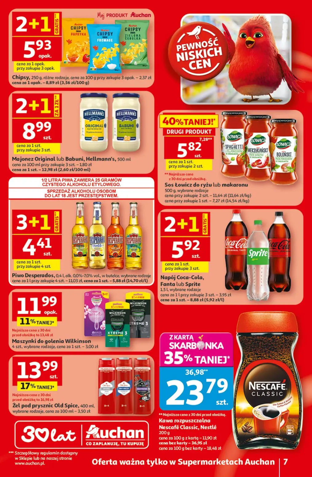 gazetka promocyjna Auchan Supermarket Ceny tak niskie, że usiądziesz - Strona 7