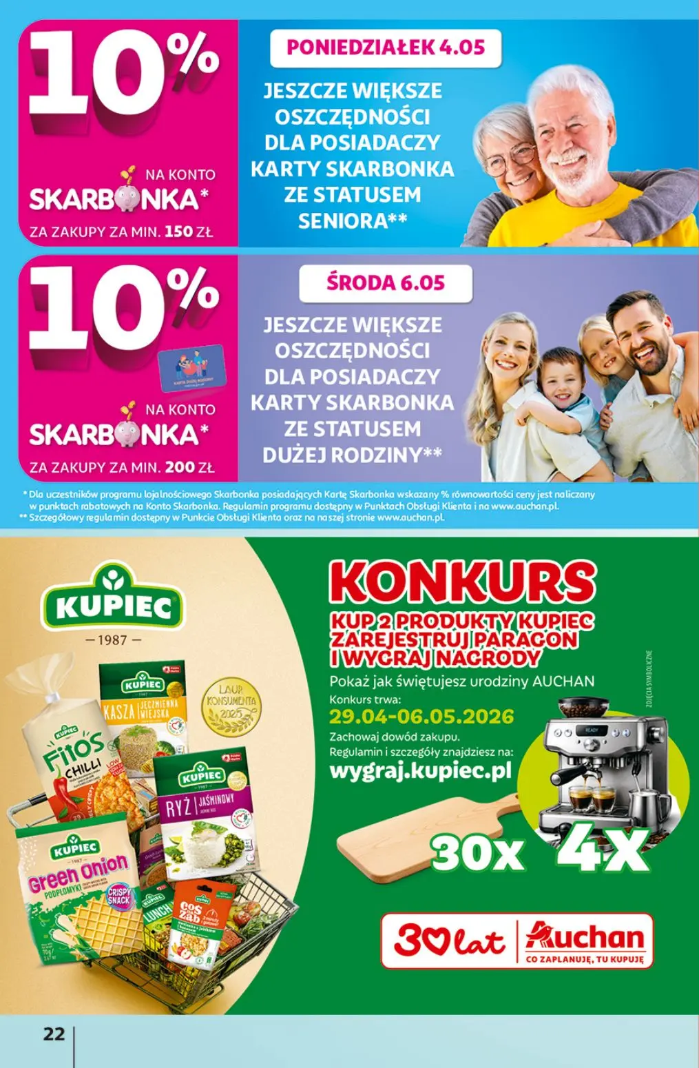 gazetka promocyjna Auchan Ceny tak niskie, że usiądziesz - Strona 22