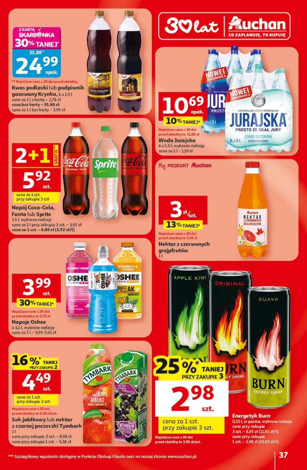 gazetka promocyjna Auchan Ceny tak niskie, że usiądziesz - Strona 37