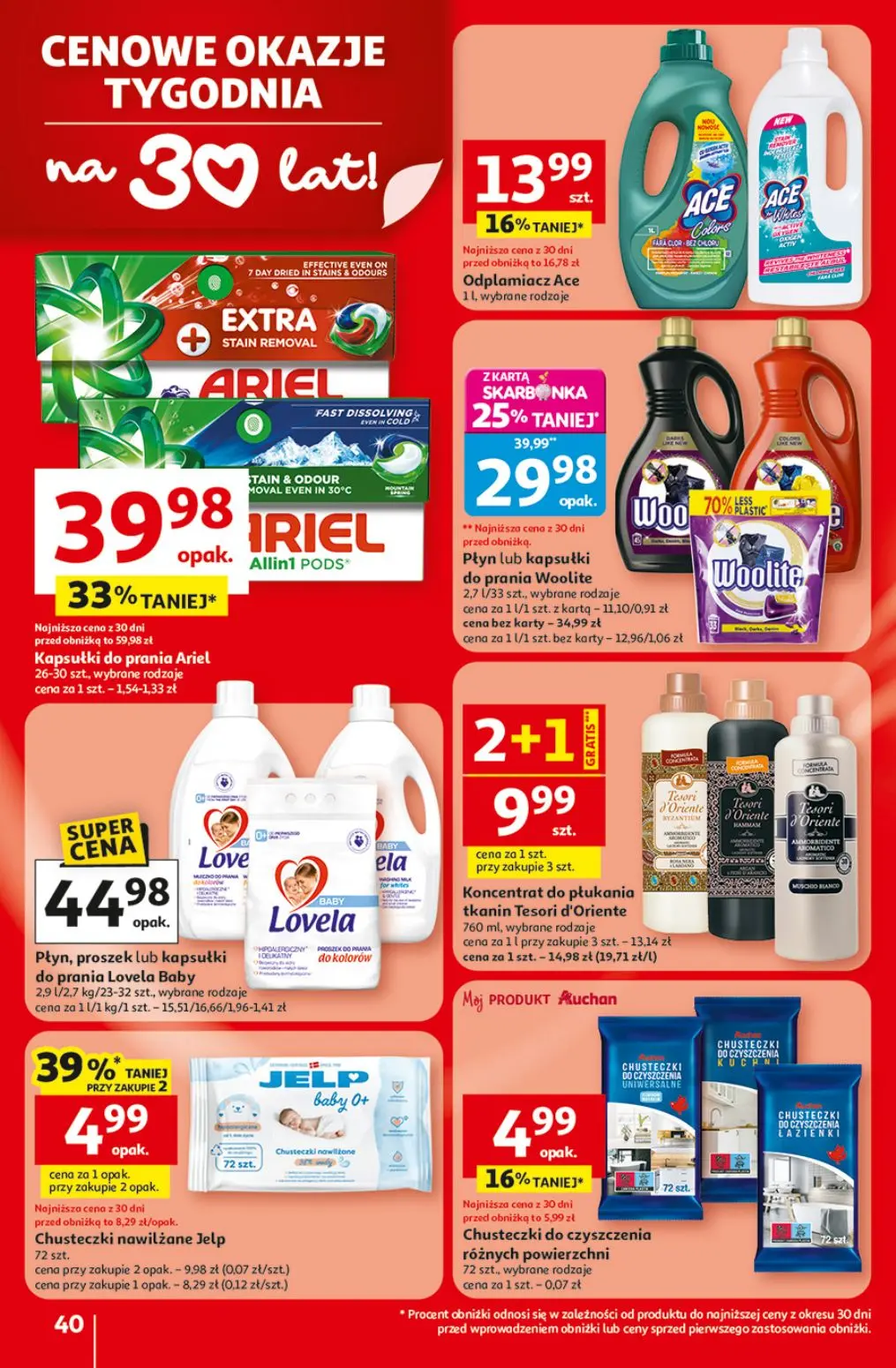 gazetka promocyjna Auchan Ceny tak niskie, że usiądziesz - Strona 40