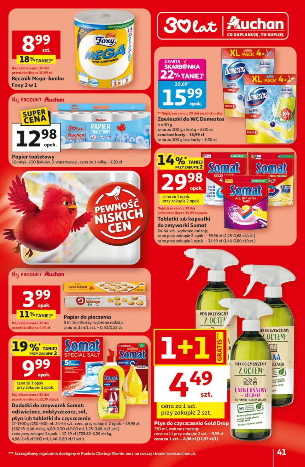 gazetka promocyjna Auchan Ceny tak niskie, że usiądziesz - Strona 41
