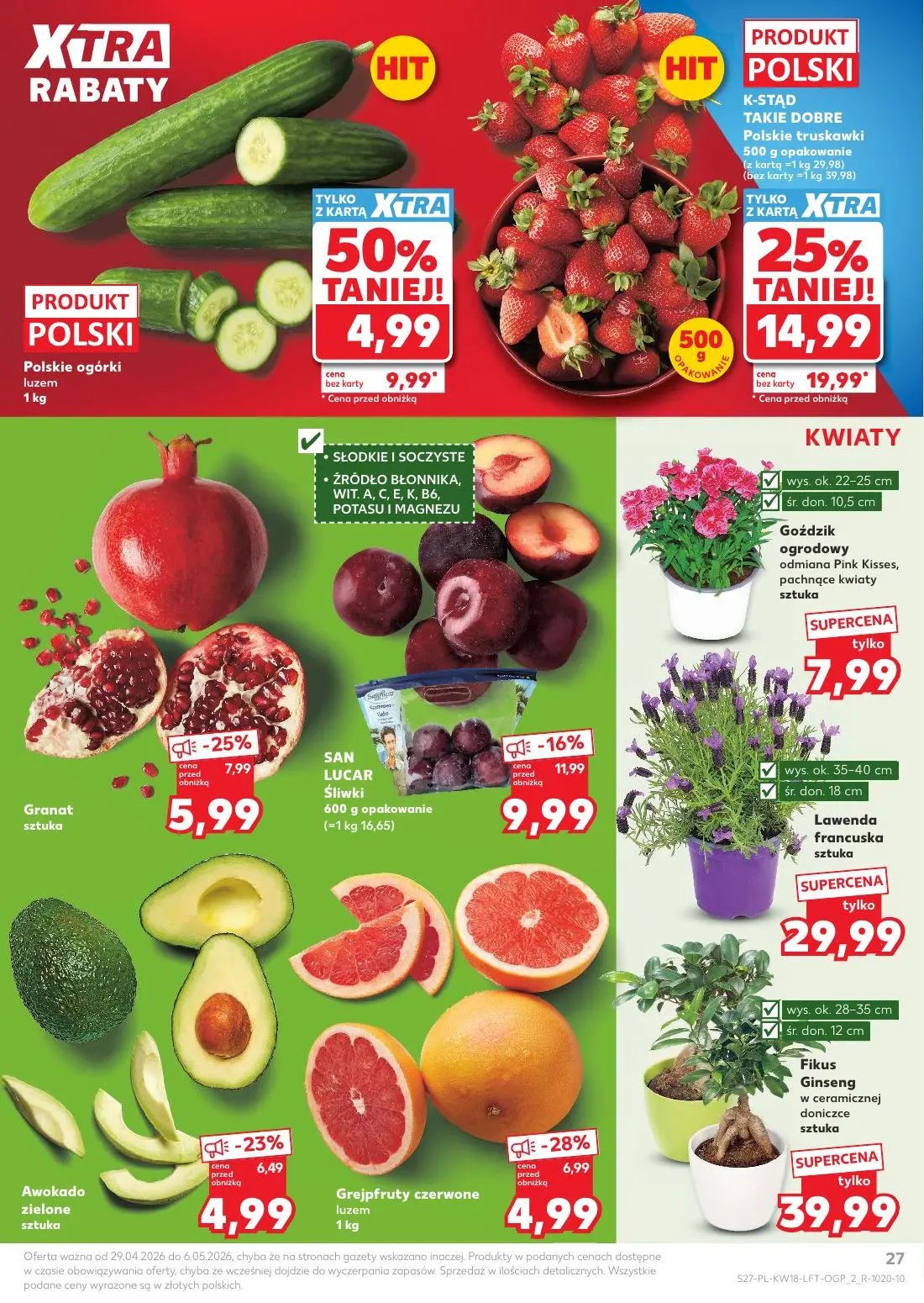 gazetka promocyjna Kaufland Xtra Majówka - Strona 27